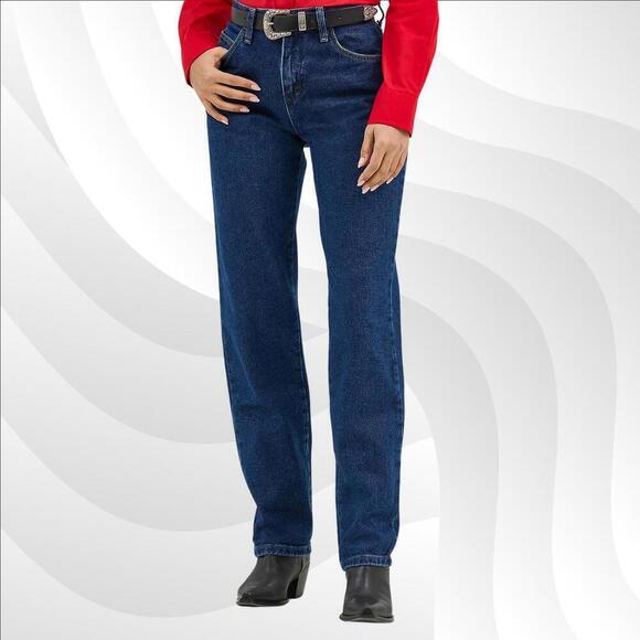 2/$30 Wrangler Blues Relaxed Fit Blue Jeans Size 12 | Classic Denim Style - Picture 1 of 9